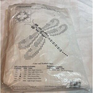 Quilt Blocks Dragonfly design for cross stitch - Set of 6